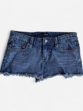 Refuge Low Rise Denim Mini Shorts